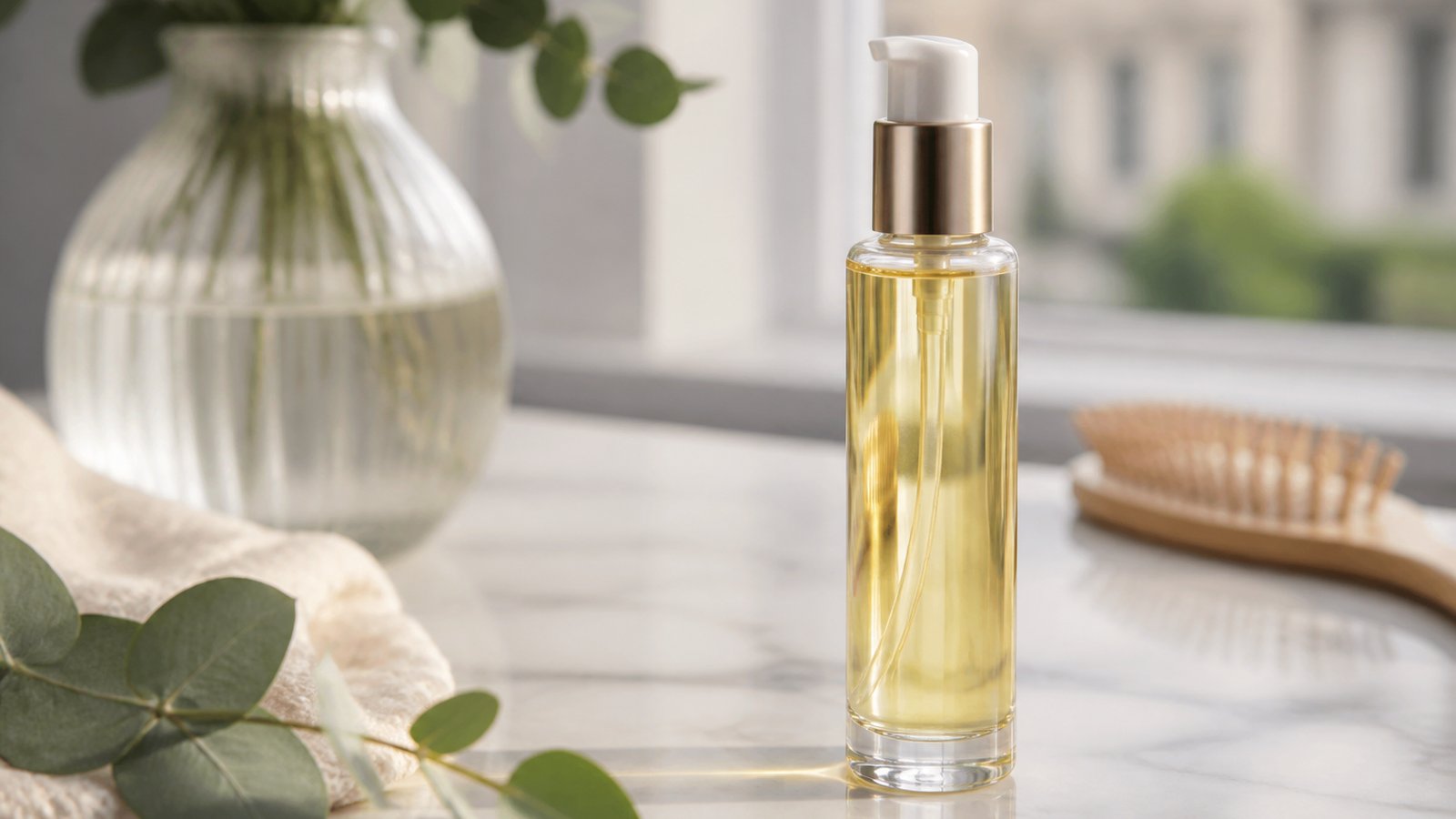 Hero leave-in split end serum bottle for UK comparison